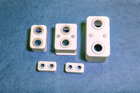 White Metallized Alumina Based Ceramics Brazing With Metal For EV DC Contactor